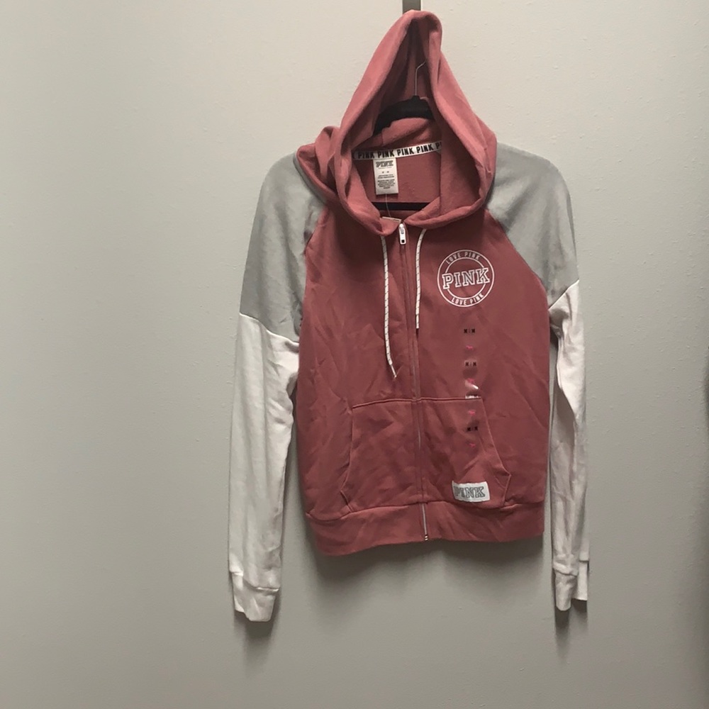 NWT - VS Pink Hoodie - size M